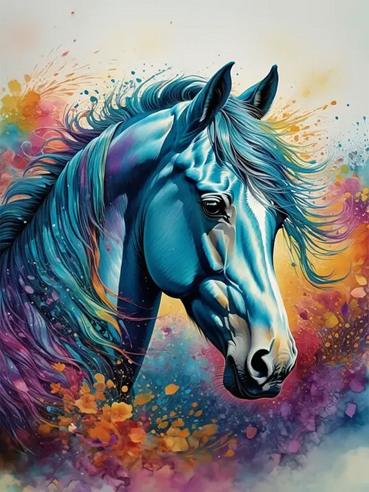 colorful horse