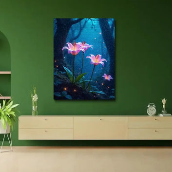 Glowing lily