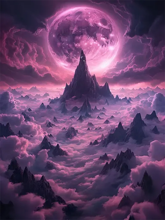 Dark fantasy landscape
