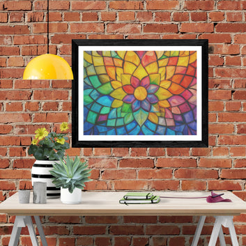 The Rainbow Mandala Bloom